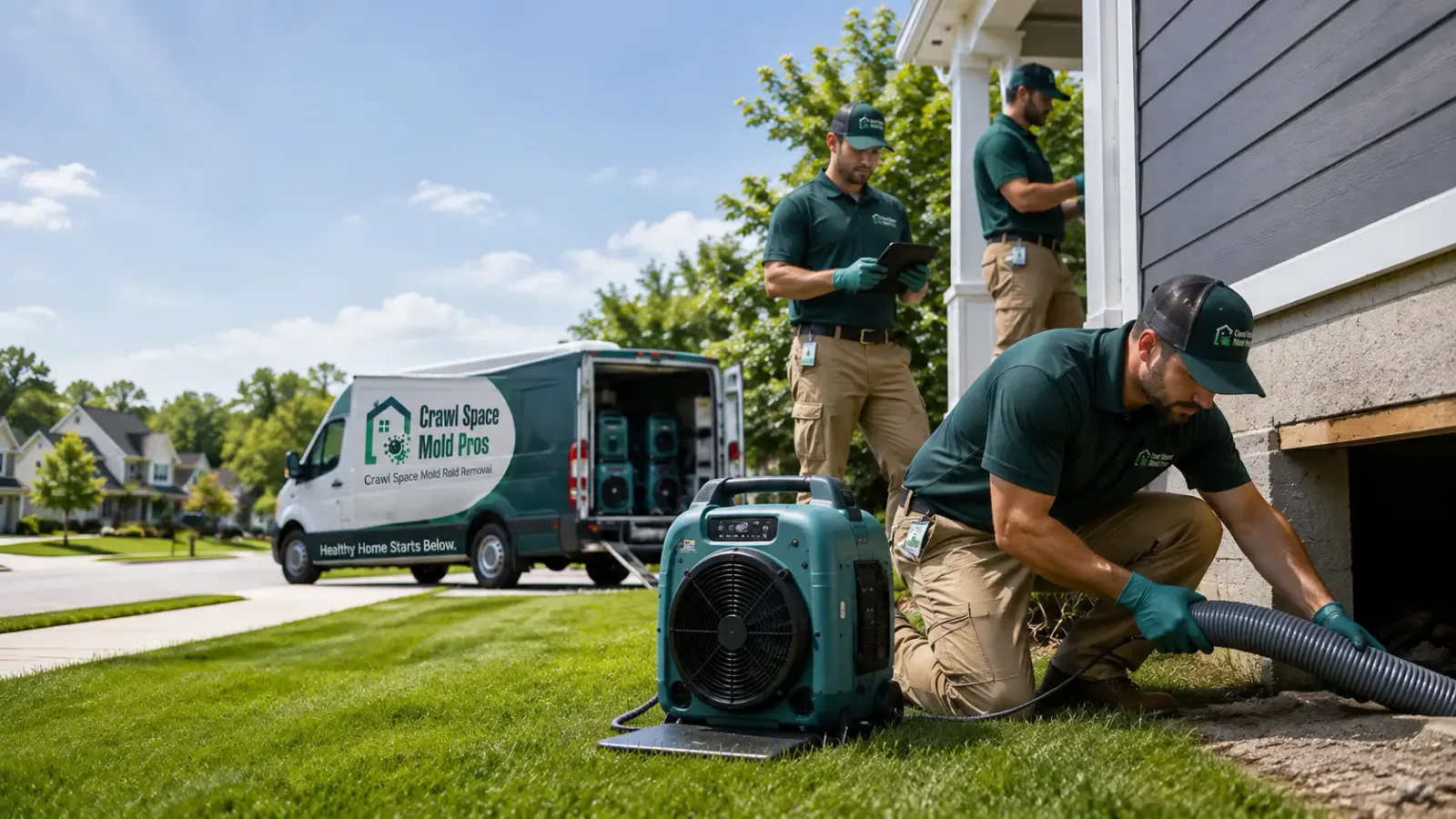 Crawl Space Mold Removal in Mission Hill, SD